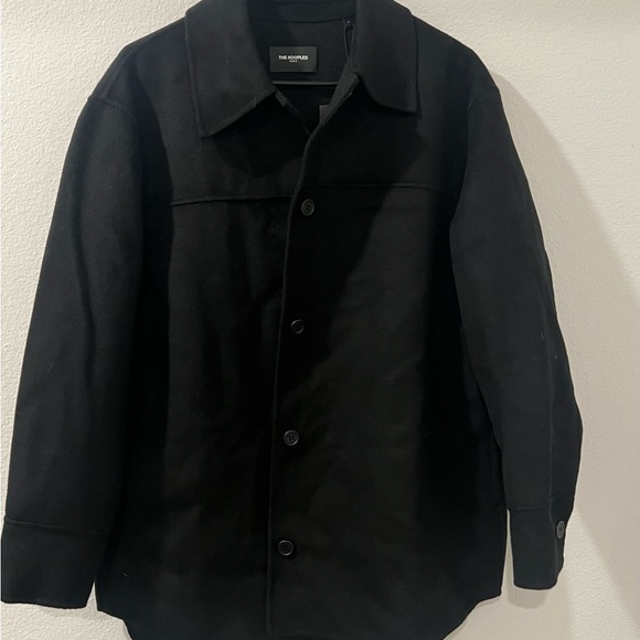 Men’s Black Shirt Coat by Kooples Size S